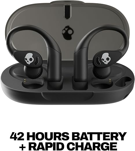 Skullcandy Mod Wireless Earbuds, Bluetooth Headphones, Up to 32 Hours Battery, Noise Isolating Fit, Sweat and Water Resistant, Microphone for iPhone Android - True Black - Image 4