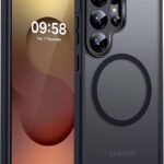TOCOL Only for Samsung Galaxy S25 Ultra Case Magnetic, Full Camera Protection, Military Drop Protection, Matte Back Cover for Galaxy S25 Ultra 6.9", Desert