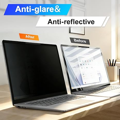 16-Inch Magnetic Laptop Privacy Screen 16:10 WUXGA Removable Anti-Glare Privacy Filter – 1920×1200 - Image 3