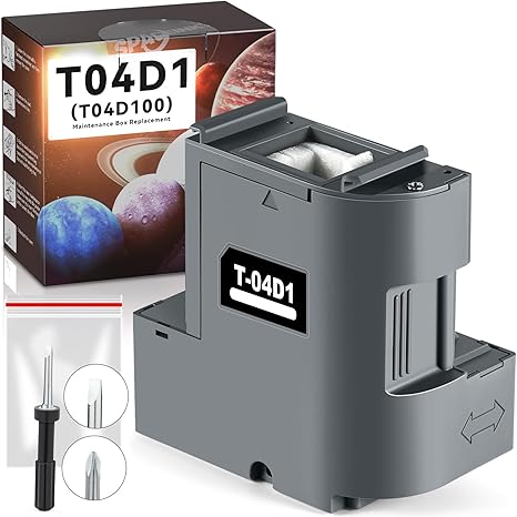 T04D1 Ink Maintenance Box for ET-15000 ET-3750 ET-3760 ET-4750 ET-4760 ET-3850 ET-4850 WF-2860 XP-5100 ET-3710 ET-5150 ET-3830 ST-M1000 ST-3000 ET-M2170 Printers.