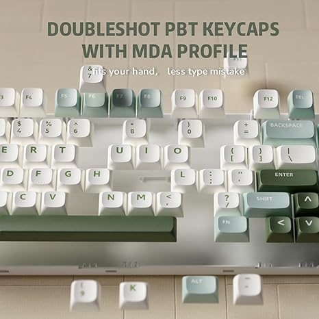 RK ROYAL KLUDGE R75 Gaming Keyboard Wired with Volume Knob, 75% Keyboard Gasket Mounted, Hot Swappable, Creamy Sound, MDA Profile, PBT Keycaps - Image 4