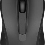 HP Wired Mouse 100 - Precise Optical Sensor with 1600 DPI - Easy USB Connection - Ambidextrous Design - 3 Button Control & Built-in Scrolling - Multi-OS Compatible (6VY96AA#ABL)